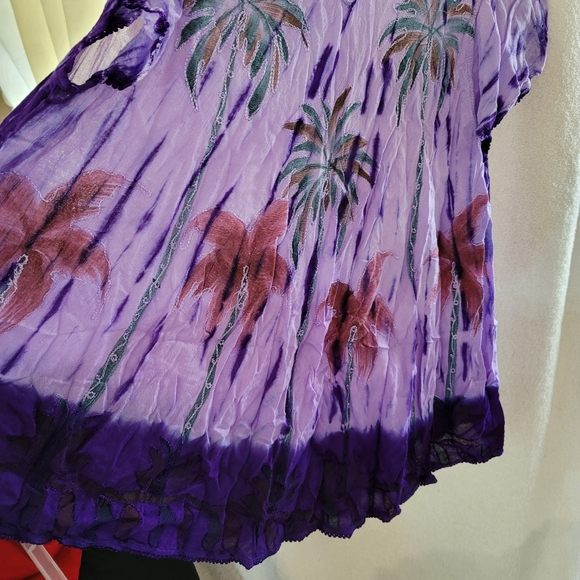 (912) Anjili MR, Size 40, Purples colors, very pretty Top, Blouse, - Picture 3 of 11